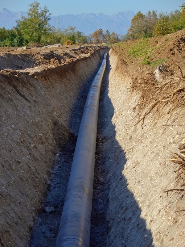 Underground Gas Line Shifting